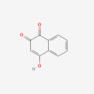 molecular formula C10H6O3 B1674593 Lawsone CAS No. 83-72-7