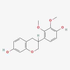 molecular formula C17H18O5 B1674595 Laxifloran CAS No. 27973-50-8