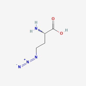 molecular formula C4H8N4O2 B1674598 Azidohomoalanine CAS No. 120042-14-0