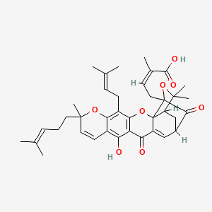 molecular formula C38H44O8 B1674600 Gambogic acid CAS No. 2752-65-0