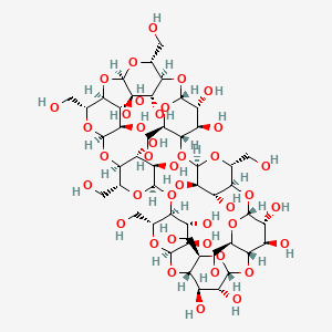 molecular formula C48H82O41 B1674603 gamma-Cyclodextrin CAS No. 17465-86-0