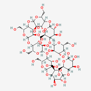 molecular formula C48H80O40 B1674603 Gammacyclodextrin CAS No. 17465-86-0