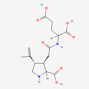 molecular formula C15H22N2O7 B1674608 gamma-Kainylglutamic acid CAS No. 98394-38-8