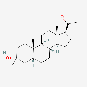 molecular formula C22H36O2 B1674614 Ganaxolone CAS No. 38398-32-2