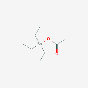 molecular formula C8H18O2Sn B167462 Triethyltin acetate CAS No. 1907-13-7