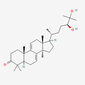 molecular formula C30H48O3 B1674620 Ganodermanondiol CAS No. 107900-76-5