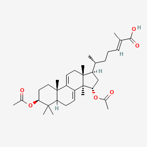 molecular formula C34H50O6 B1674621 Ganodermic acid S CAS No. 112430-63-4