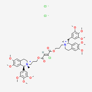 molecular formula C53H69Cl3N2O14 B1674625 Gantacurium chloride CAS No. 213998-46-0