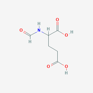 molecular formula C6H9NO5 B167463 N-甲酰-L-谷氨酸 CAS No. 1681-96-5