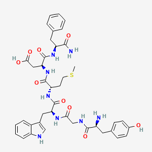 molecular formula C40H48N8O9S B1674633 Gastrin hexapeptide CAS No. 20994-88-1