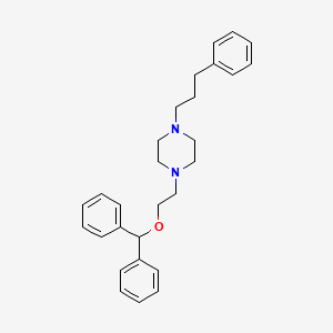 1-[2-(Diphenylmethoxy)ethyl]-4-(3-phenylpropyl)piperazine
