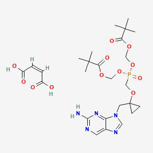 molecular formula C26H38N5O12P B1674647 Besifovir dipivoxil maleate CAS No. 1039623-01-2