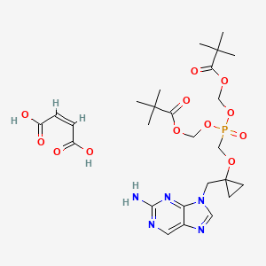 molecular formula C26H38N5O11P B1674647 Besifovir Dipivoxil (maleate) CAS No. 1039623-01-2