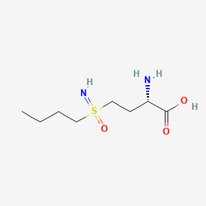 molecular formula C8H18N2O3S B1674650 DL-Buthionine-(S,R)-sulfoximine CAS No. 83730-53-4