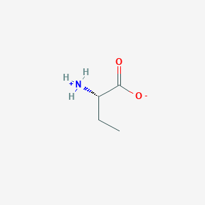 molecular formula C4H9NO2 B1674651 L-2-氨基丁酸 CAS No. 1492-24-6