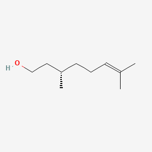 molecular formula C10H20O B1674659 (-)-Citronellol CAS No. 7540-51-4