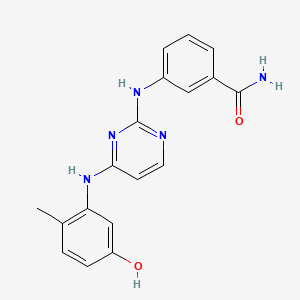 molecular formula C18H17N5O2 B1674660 Lck inhibitor 2 CAS No. 944795-06-6