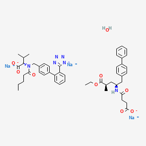 molecular formula C96H120N12Na6O21 B1674666 LCZ696 (Valsarta + sacubitril) CAS No. 936623-90-4