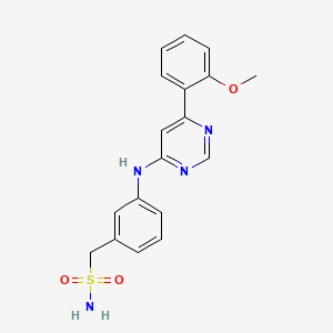 molecular formula C18H18N4O3S B1674669 LDC000067 CAS No. 1073485-20-7