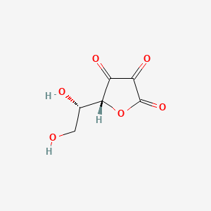 molecular formula C6H6O6 B1674670 脱氢抗坏血酸 CAS No. 490-83-5