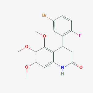 molecular formula C18H17BrFNO4 B1674677 LDN-76070 CAS No. 838842-80-1