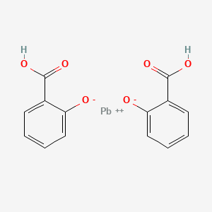 molecular formula C14H10O6Pb B1674685 Lead(ii)salicylate CAS No. 15748-73-9