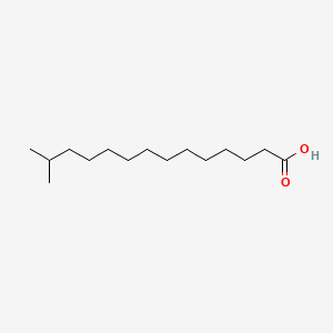 molecular formula C15H30O2 B1674694 13-Methyltetradecanoic Acid CAS No. 2485-71-4