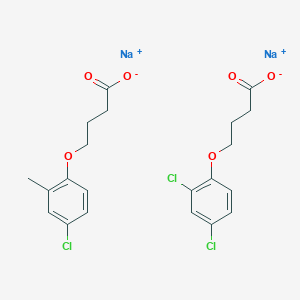molecular formula C21H21Cl3Na2O6 B1674702 Legumin CAS No. 8065-16-5