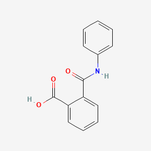 molecular formula C14H11NO3 B1674713 2-(Phenylcarbamoyl)benzoic acid CAS No. 4727-29-1