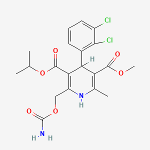 molecular formula C20H22Cl2N2O6 B1674714 Lemildipine CAS No. 94739-29-4
