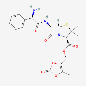 molecular formula C21H23N3O7S B1674722 Lenampicillin CAS No. 86273-18-9