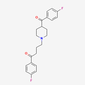 molecular formula C22H23F2NO2 B1674726 Lenperone CAS No. 24678-13-5