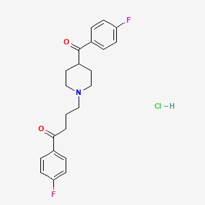 molecular formula C22H24ClF2NO2 B1674727 Lenperone Hydrochloride CAS No. 24677-86-9