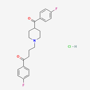 molecular formula C22H24ClF2NO2 B1674727 Lenperone hydrochloride CAS No. 24677-86-9