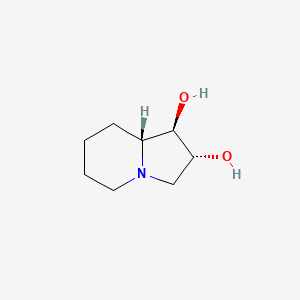 B1674729 (-)-Lentiginosine CAS No. 125279-72-3