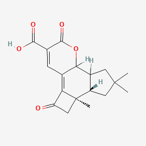 molecular formula C18H20O5 B1674731 Lentinellic acid CAS No. 115219-90-4