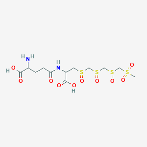 molecular formula C12H22N2O10S4 B1674732 Lentinic acid CAS No. 12705-98-5