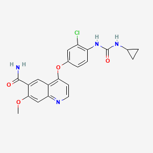 molecular formula C21H19ClN4O4 B1674733 Lenvatinib CAS No. 417716-92-8