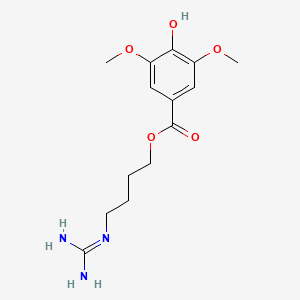 molecular formula C14H21N3O5 B1674737 Leonurine CAS No. 24697-74-3