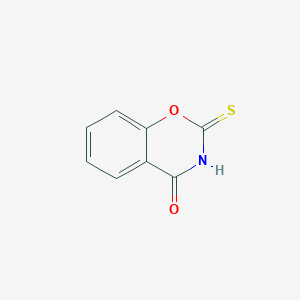 molecular formula C8H5NO2S B167475 2-Sulfanylidene-1,3-benzoxazin-4-one CAS No. 10021-35-9