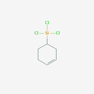 molecular formula C6H9Cl3Si B167476 3-环己烯基三氯硅烷 CAS No. 10137-69-6
