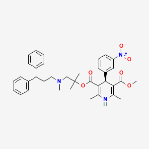 molecular formula C36H41N3O6 B1674760 (S)-Lercanidipine CAS No. 185197-71-1
