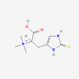 molecular formula C9H16ClN3O2S B1674761 l-Ergothionine hydrochloride CAS No. 6072-08-8