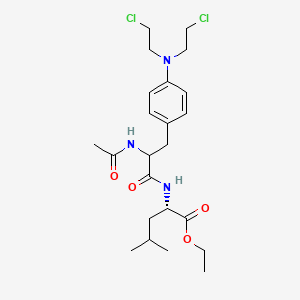 B1674791 Leucine sarcolysine CAS No. 3577-89-7