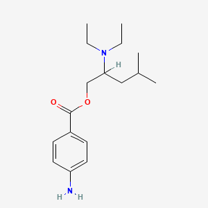 B1674793 Leucinocaine CAS No. 92-23-9