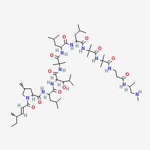 B1674798 Leucinostatin D CAS No. 100334-47-2