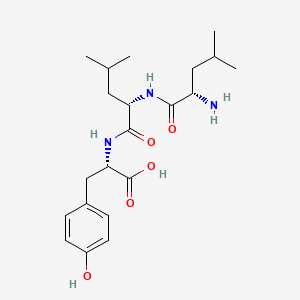 molecular formula C21H33N3O5 B1674819 Leucyl-leucyl-tyrosine CAS No. 20368-24-5