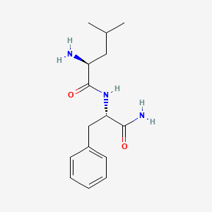 molecular formula C15H23N3O2 B1674821 Leucyl-phenylalanine amide CAS No. 38678-60-3