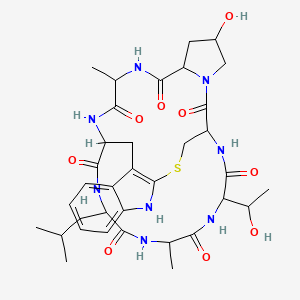 molecular formula C35H48N8O9S B1674834 Leu-phalloidin CAS No. 65986-99-4