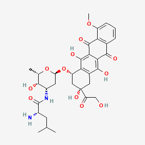 molecular formula C33H40N2O12 B1674839 Leurubicin CAS No. 70774-25-3